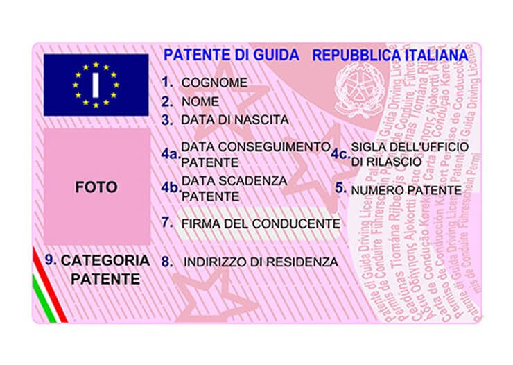 Italian driving license