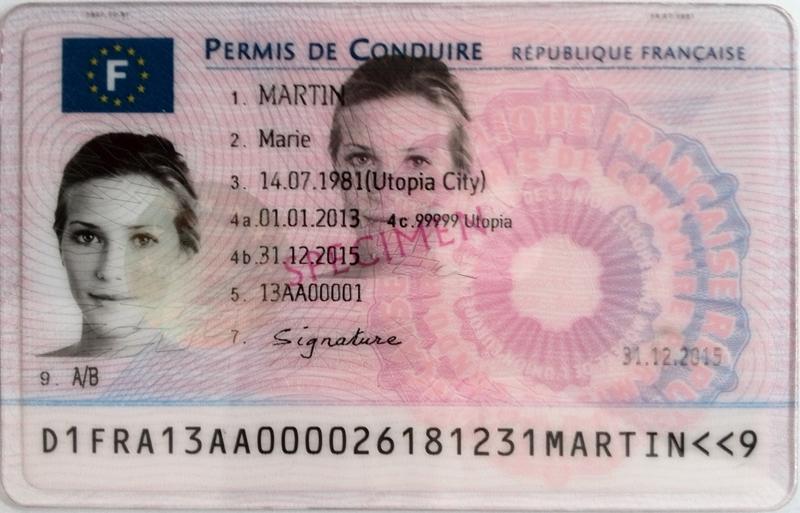 France driving license