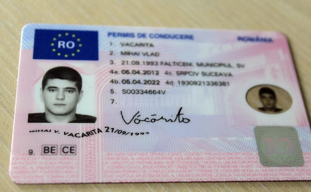 Romania drivers license